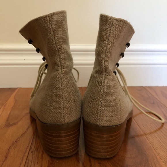 Frime Lace Up Ankle Boots Size 6 - Picture 4 of 6